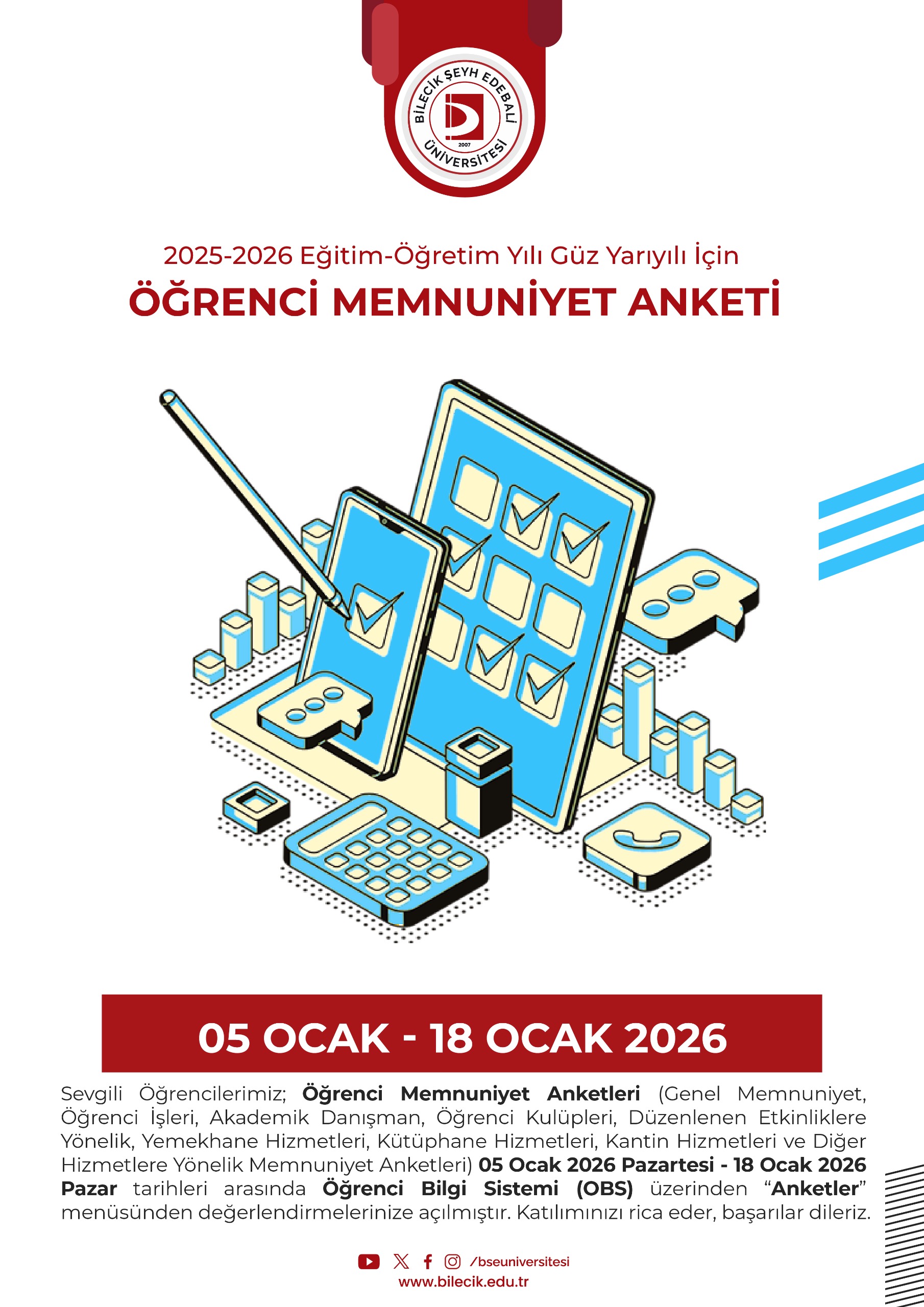 Ders-Öğretim Elemanı Değerlendirme ve Öğrenci Memnuniyet Anketleri